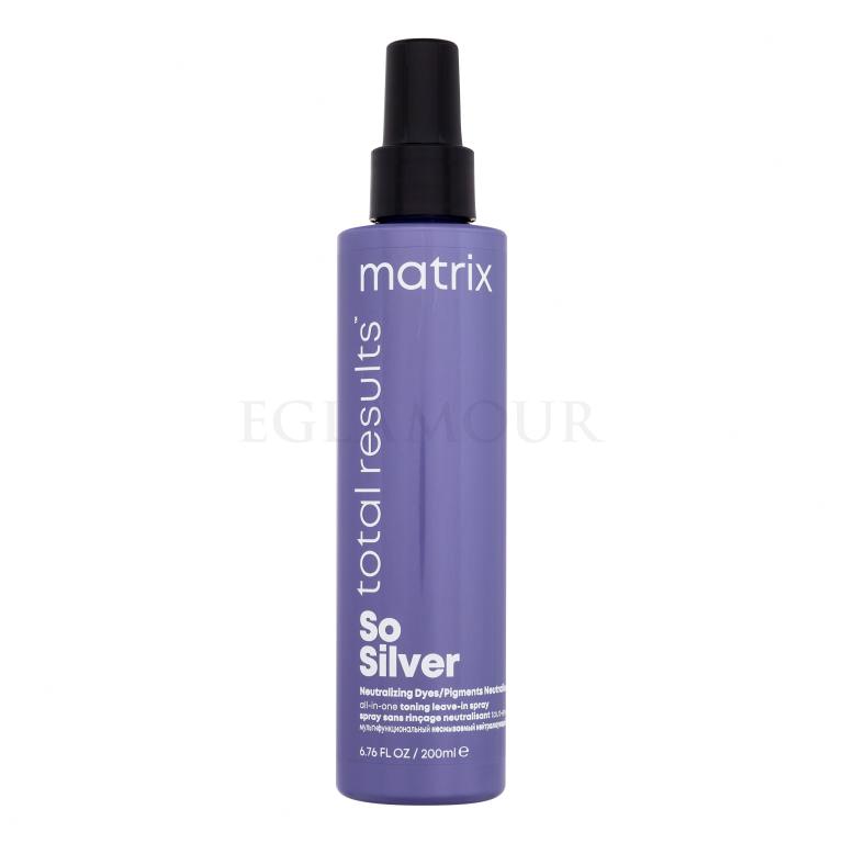 Matrix So Silver All-In-One Toning Leave-In Spray Pielęgnacja bez spłukiwania dla kobiet 200 ml