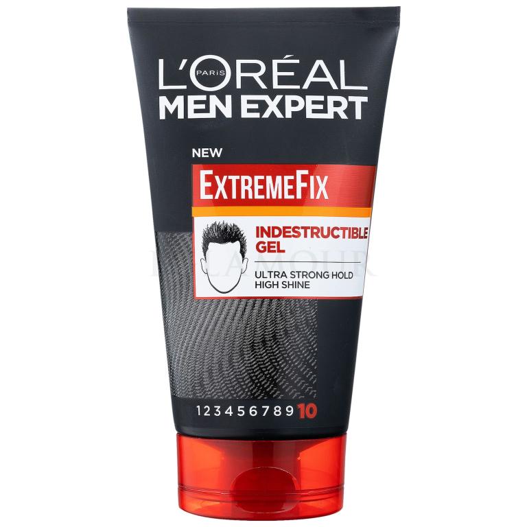 L&#039;Oréal Paris Men Expert ExtremeFix Indestructible Ultra Strong Gel Żel do włosów dla mężczyzn 150 ml
