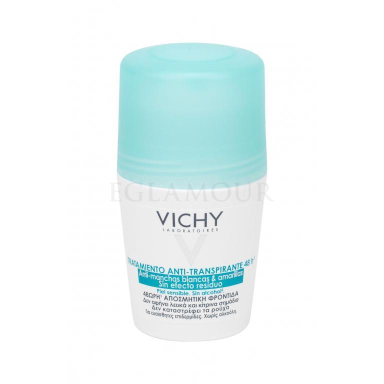 Vichy Antiperspirant No White Marks &amp; Yellow Stains Antyperspirant 50 ml