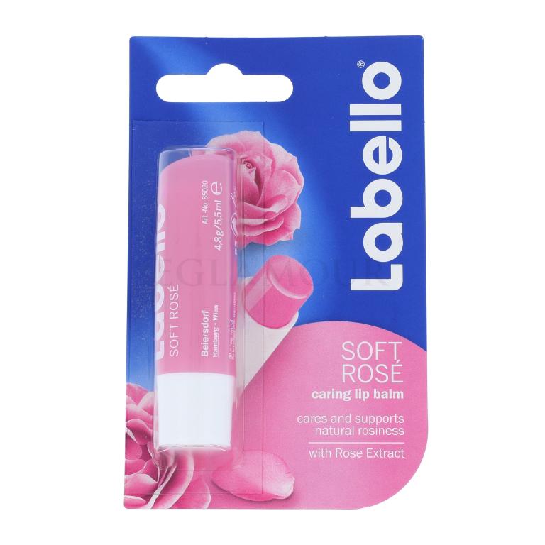 Labello Soft Rosé Balsam do ust dla kobiet 5,5 ml Uszkodzone opakowanie