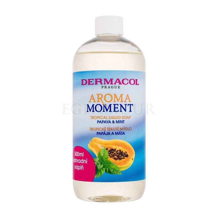 Dermacol Aroma Moment Papaya &amp; Mint Tropical Liquid Soap Mydło w płynie Napełnienie 500 ml