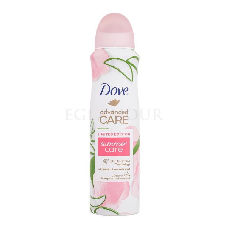 Dove Advanced Care Summer Care 72h Antyperspirant dla kobiet 150 ml