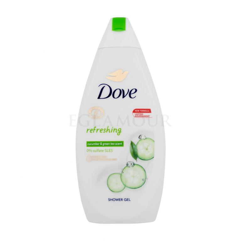 Dove Refreshing Cucumber &amp; Green Tea Żel pod prysznic dla kobiet 450 ml