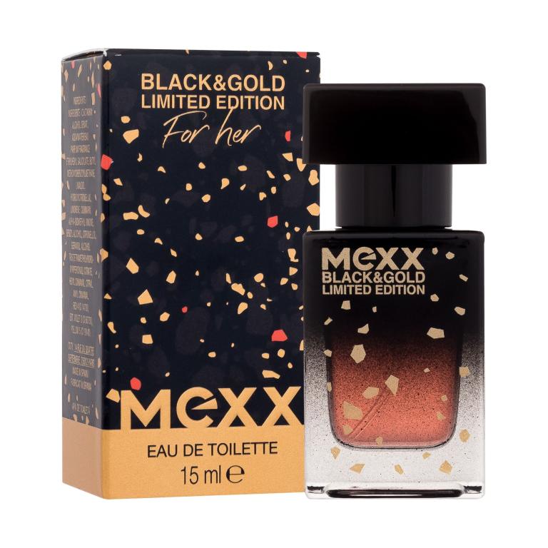 Mexx Black &amp; Gold Limited Edition Woda toaletowa dla kobiet 15 ml