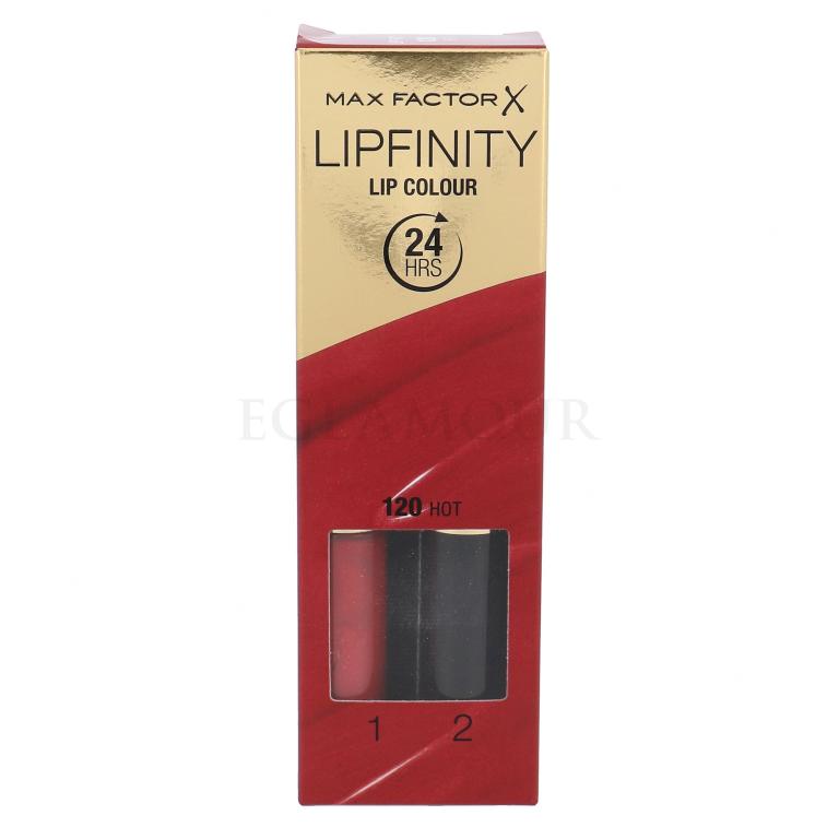 Max Factor Lipfinity 24HRS Lip Colour Pomadka dla kobiet 4,2 g Odcień 120 Hot
