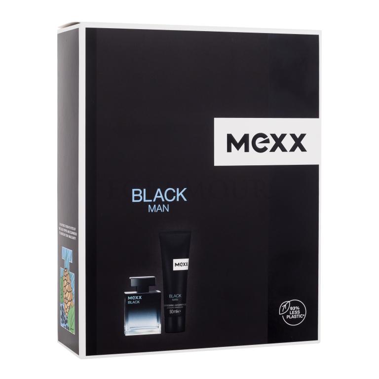 Mexx Black Man Zestaw Edt 30ml + 50ml Żel pod prysznic