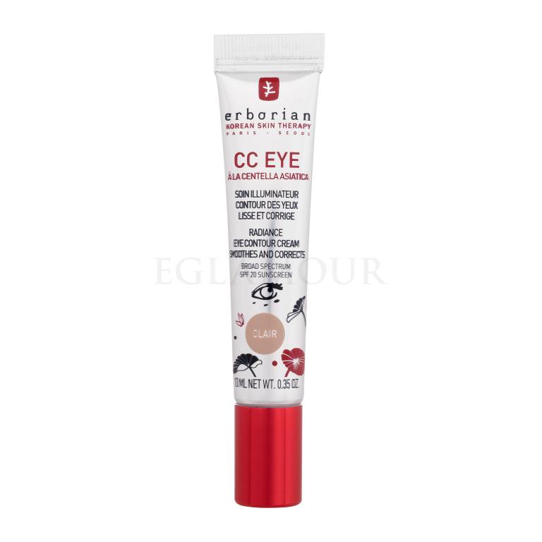 Erborian CC Eye Radiance Eye Contour Cream Krem CC dla kobiet 10 ml Odcień Clair