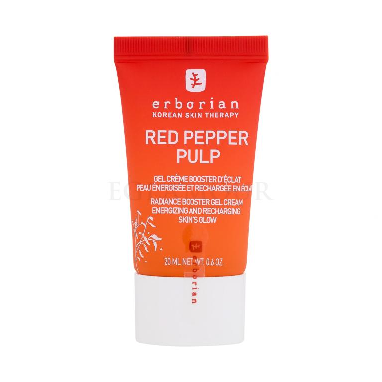Erborian Red Pepper Pulp Radiance Booster Gel Cream Żel do twarzy dla kobiet 20 ml