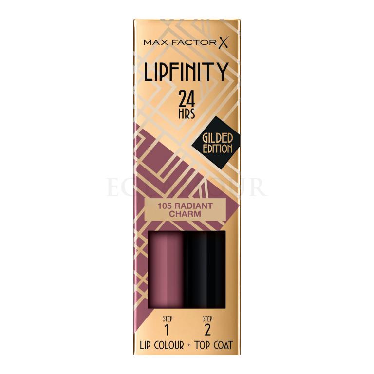 Max Factor Lipfinity 24HRS Lip Colour Pomadka dla kobiet 4,2 g Odcień 105 Radiant Charm