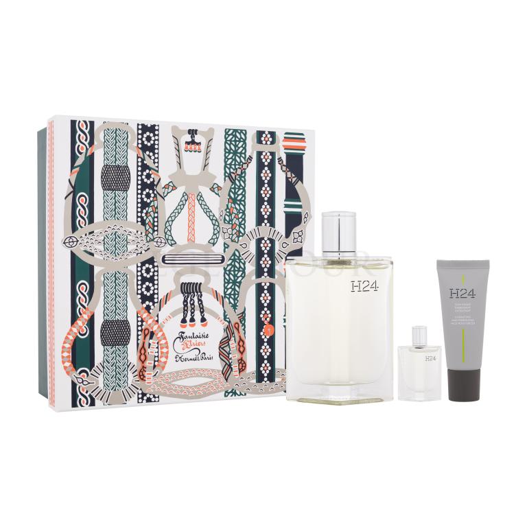 Hermes H24 Fantaisie d&#039;Etriers Zestaw woda toaletowa 100 ml + woda toaletowa 5 ml + nawilżający krem do twarzy 20 ml