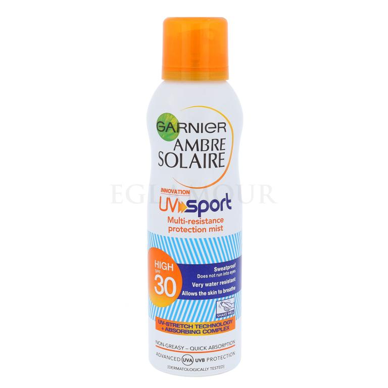 Garnier Ambre Solaire UV Sport Protection Mist SPF30 Preparat do opalania ciała 200 ml