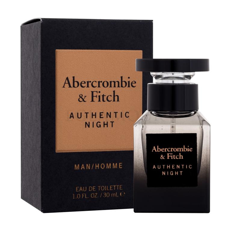 Abercrombie &amp; Fitch Authentic Night Woda toaletowa dla mężczyzn 30 ml
