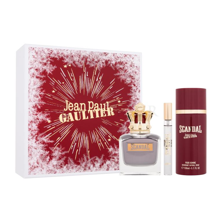 Jean Paul Gaultier Scandal Zestaw woda toaletowa 100 ml + dezodorant 150 ml + woda toaletowa 10 ml