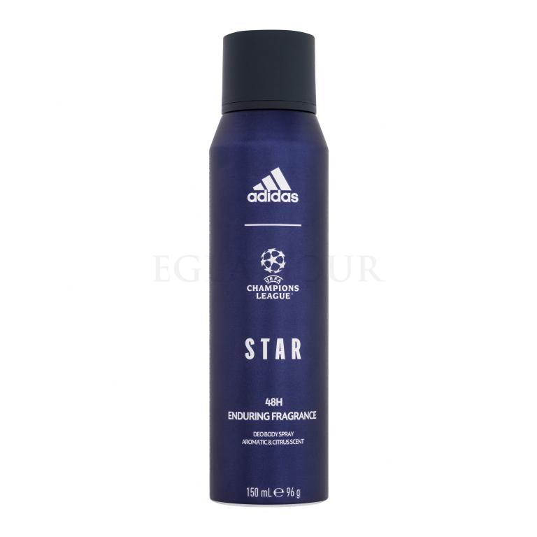 Adidas UEFA Champions League Star Aromatic &amp; Citrus Scent Dezodorant dla mężczyzn 150 ml