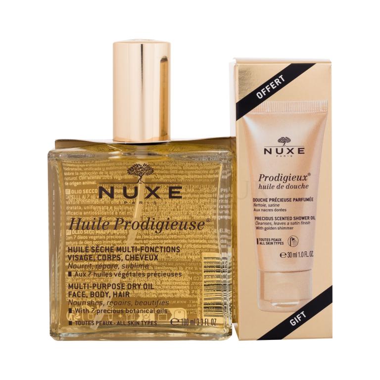 NUXE Huile Prodigieuse Multi-Purpose Dry Oil Olejek do ciała dla kobiet Zestaw