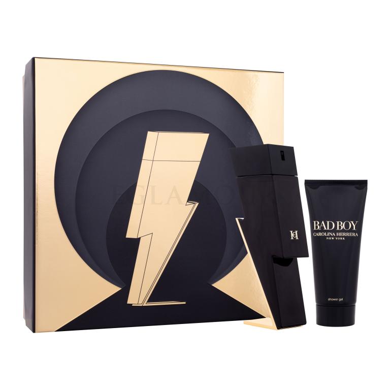 Carolina Herrera Bad Boy SET3 Zestaw woda toaletowa 100 ml + żel pod prysznic 100 ml