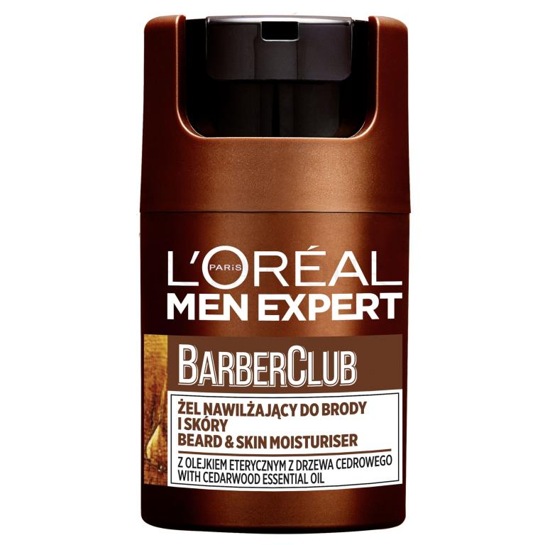 L&#039;Oréal Paris Men Expert Barber Club Beard &amp; Skin Moisturiser Balsam na wąsy dla mężczyzn 50 ml