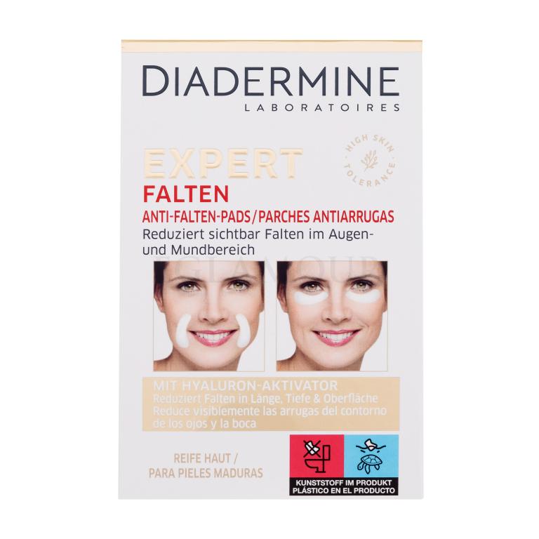 Diadermine Expert Anti-Wrinkle-Pads Maseczka na okolice oczu dla kobiet Zestaw