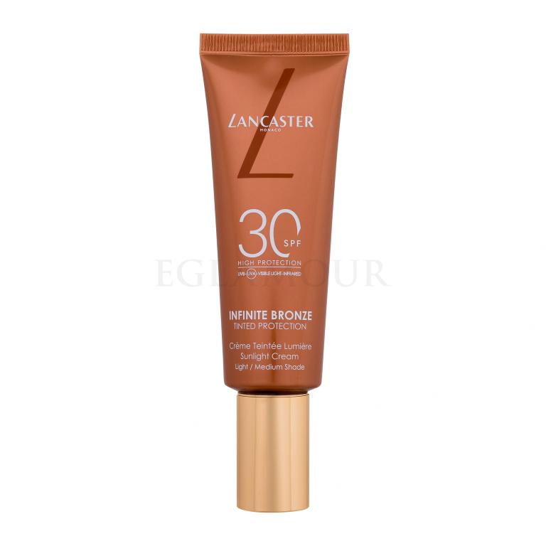 Lancaster Infinite Bronze Tinted Protection SPF30 Podkład dla kobiet 50 ml Odcień 1 Light/Medium
