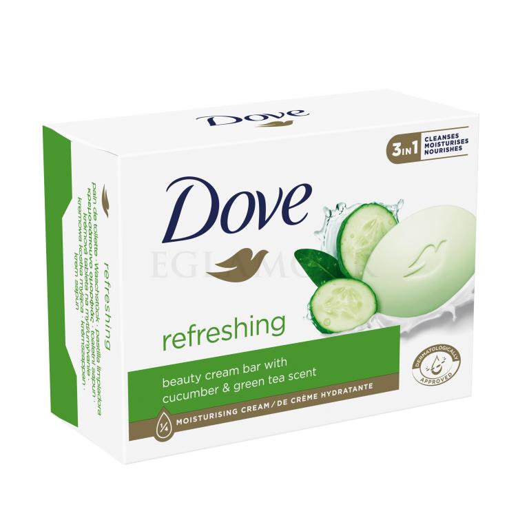 Dove Refreshing Beauty Cream Bar Mydło w kostce dla kobiet 90 g
