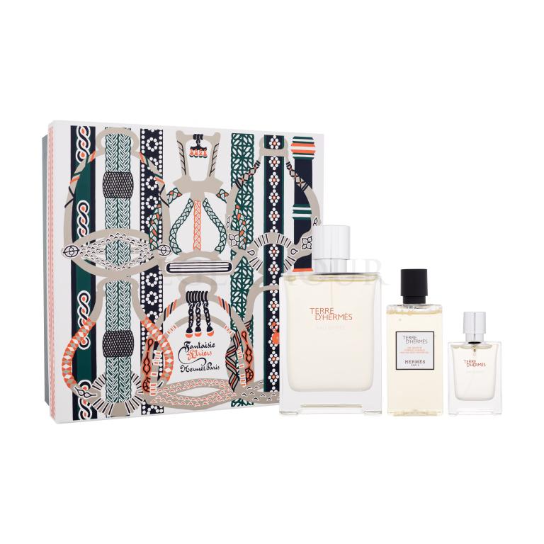 Hermes Terre d´Hermès Eau Givrée Zestaw woda perfumowana 100 ml + żel pod prysznic 80 ml + woda perfumowana 12,5 ml