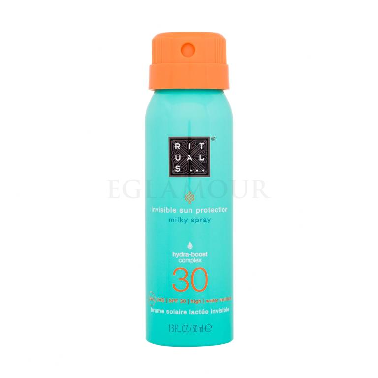 Rituals The Ritual Of Karma Invisible Sun Protection Milky Spray SPF30 Preparat do opalania ciała dla kobiet 50 ml