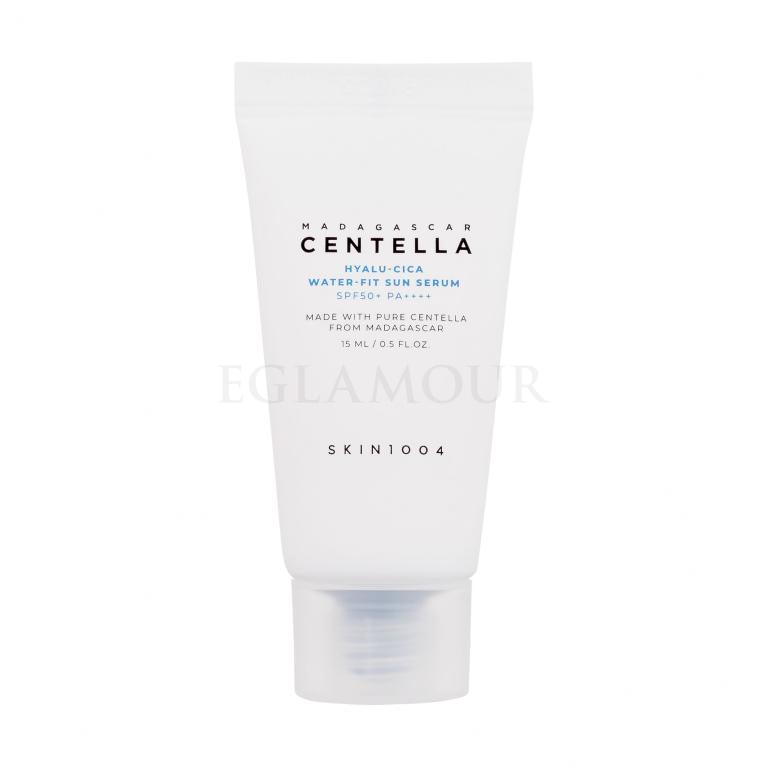 SKIN1004 Hyalu-Cica Water-Fit Sun Serum SPF50+ Preparat do opalania twarzy dla kobiet 15 ml