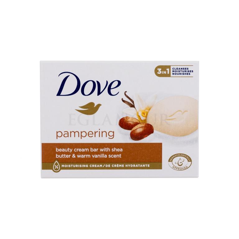Dove Pampering Beauty Cream Bar Mydło w kostce dla kobiet 90 g Uszkodzone pudełko