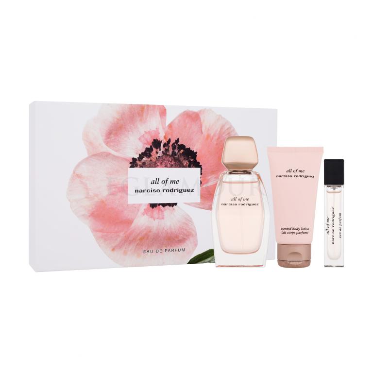 Narciso Rodriguez All Of Me SET1 Zestaw woda perfumowana 90 ml + woda perfumowana 10 ml + mleczko do ciała 50 ml
