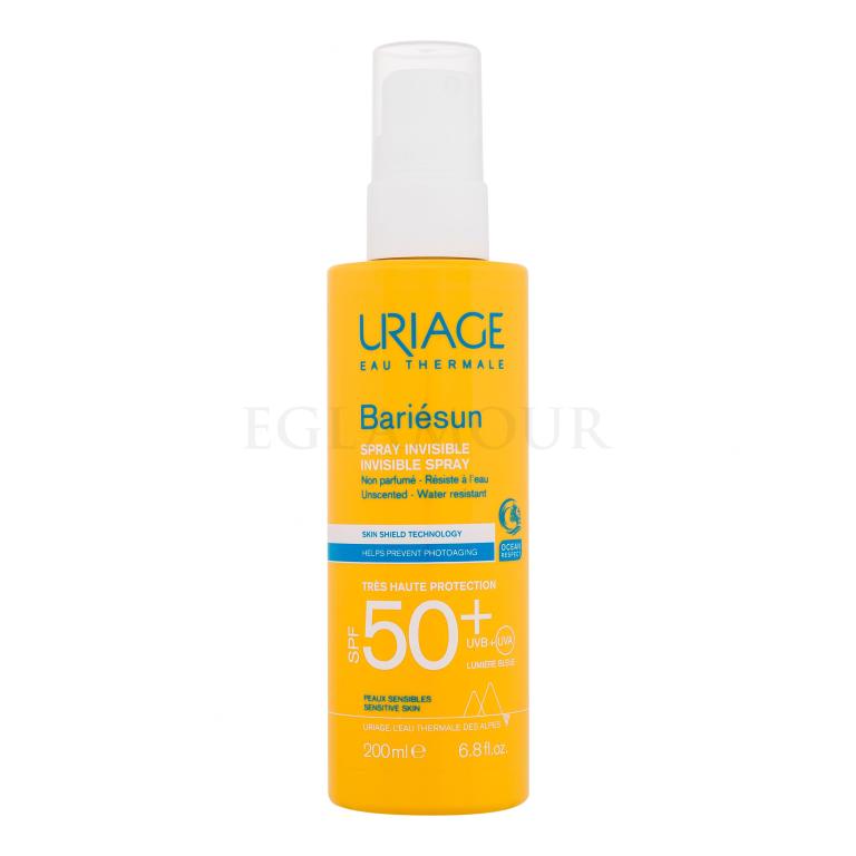 Uriage Bariésun Invisible Spray SPF50+ Preparat do opalania ciała 200 ml
