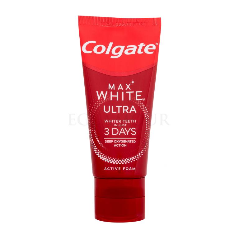 Colgate Max White Ultra Active Foam Pasta do zębów 50 ml Uszkodzone pudełko
