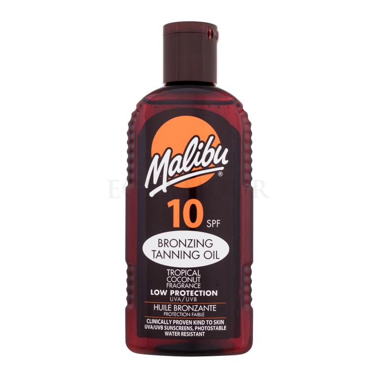 Malibu Bronzing Tanning Oil SPF10 Preparat do opalania ciała dla kobiet 200 ml