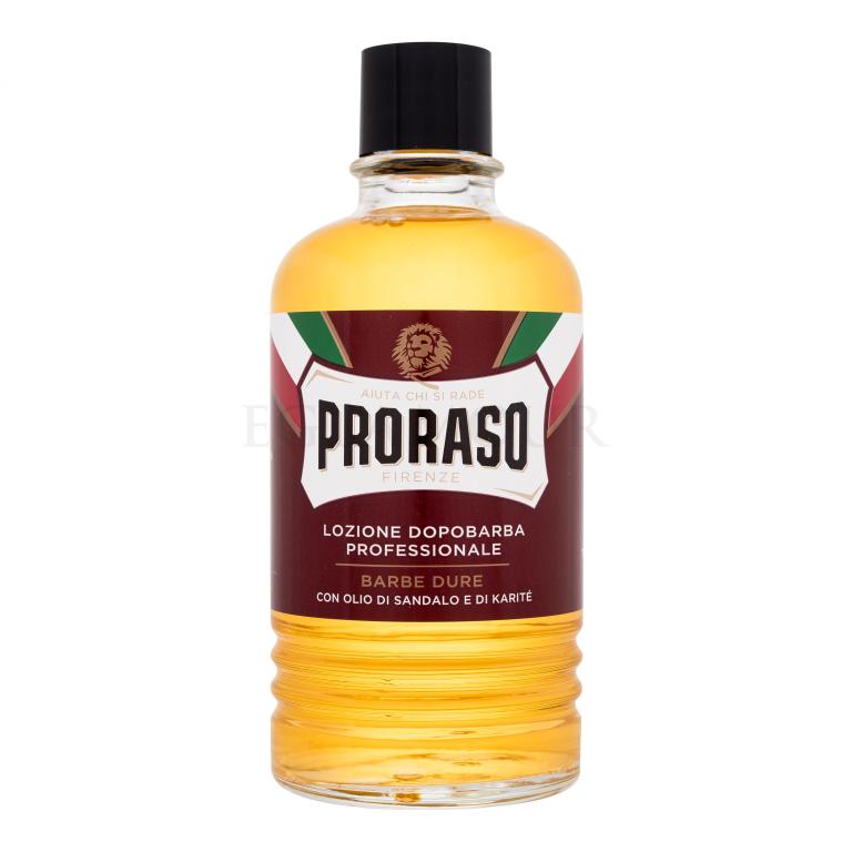 PRORASO Red After Shave Lotion Woda po goleniu dla mężczyzn 400 ml