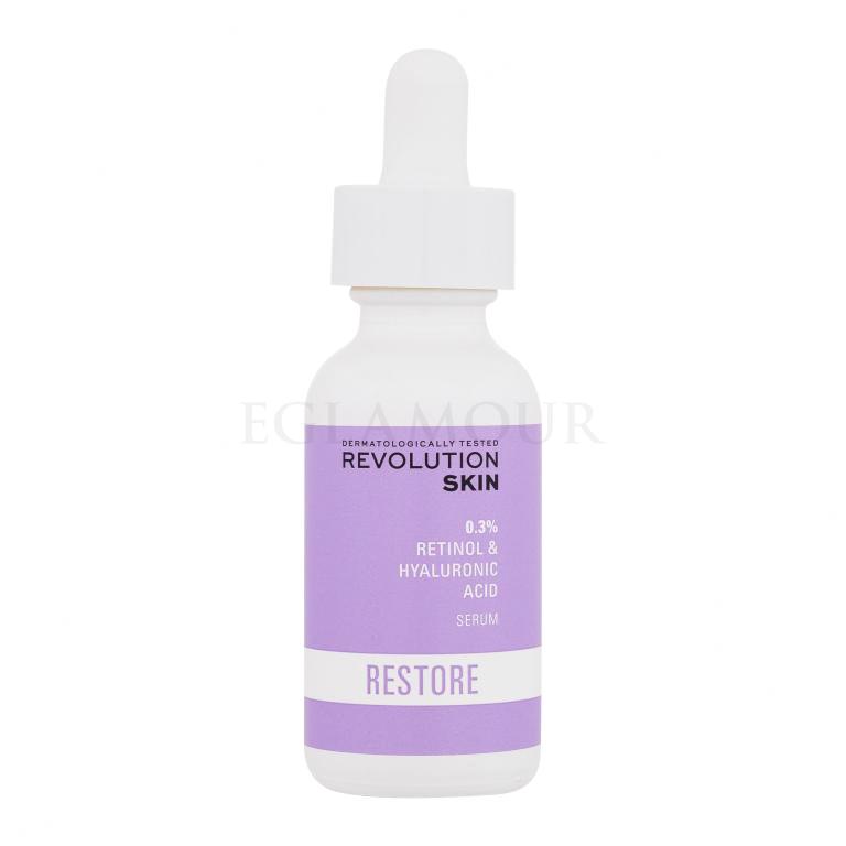 Revolution Skincare Restore 0.3% Retinol &amp; Hyaluronic Acid Serum Serum do twarzy dla kobiet 30 ml