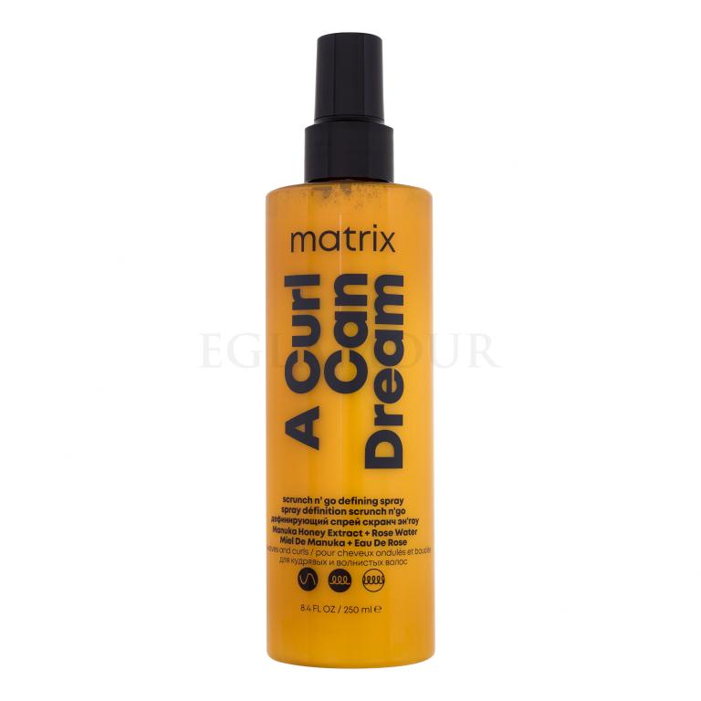 Matrix A Curl Can Dream Scrunch N&#039; Go Defining Spray Pielęgnacja bez spłukiwania dla kobiet 250 ml