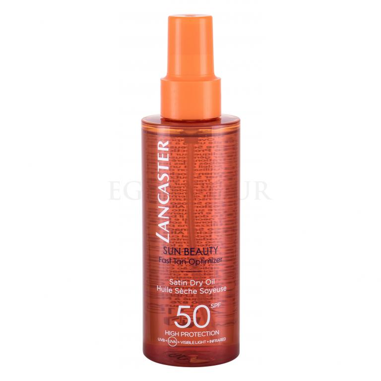 Lancaster Sun Beauty Satin Dry Oil SPF50 Preparat do opalania ciała 150 ml