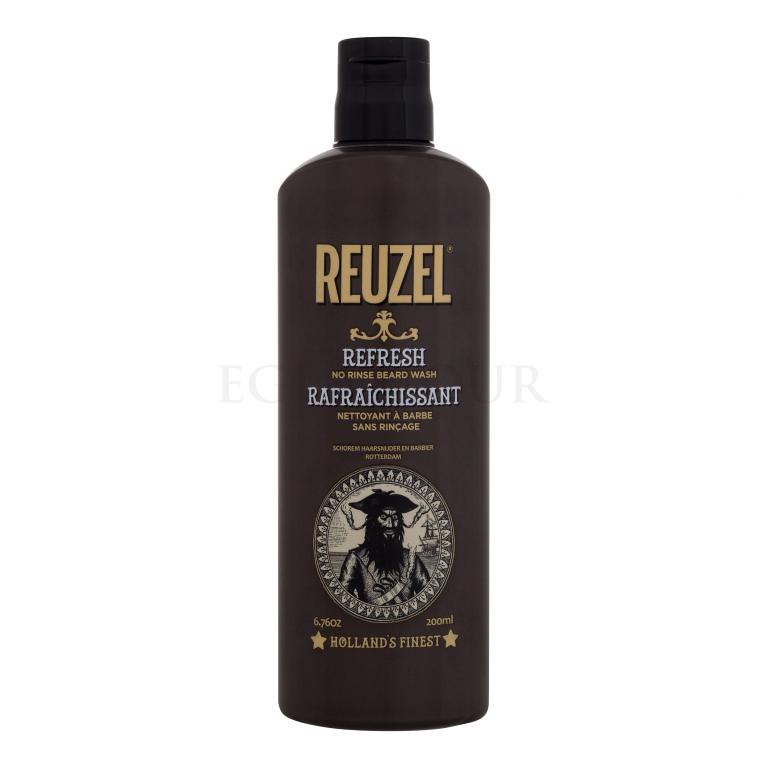 Reuzel Refresh No Rinse Beard Wash Szampon do zarostu dla mężczyzn 200 ml