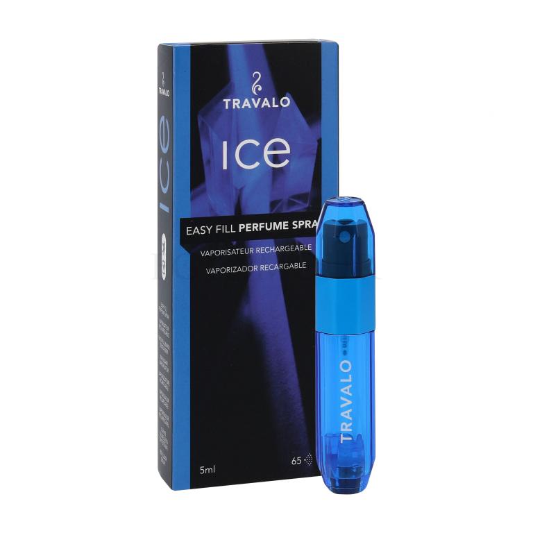 Travalo Ice Flakon z możliwością napełnienia 5 ml Odcień Blue