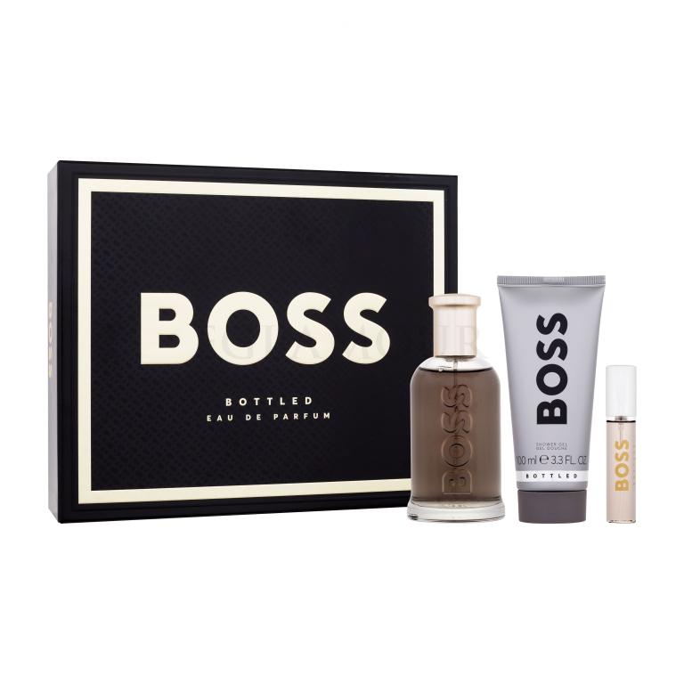 HUGO BOSS Boss Bottled Zestaw woda perfumowana 100 ml + woda perfumowana 10 ml + żel pod prysznic 100 ml