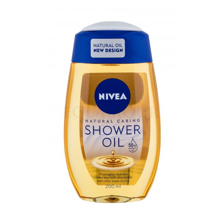 Nivea Natural Oil Olejek pod prysznic dla kobiet 200 ml