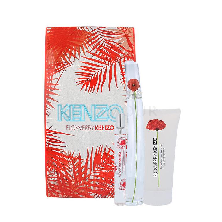 KENZO Flower By Kenzo Zestaw Edp 100ml + 50ml Balsam + 15ml Edp