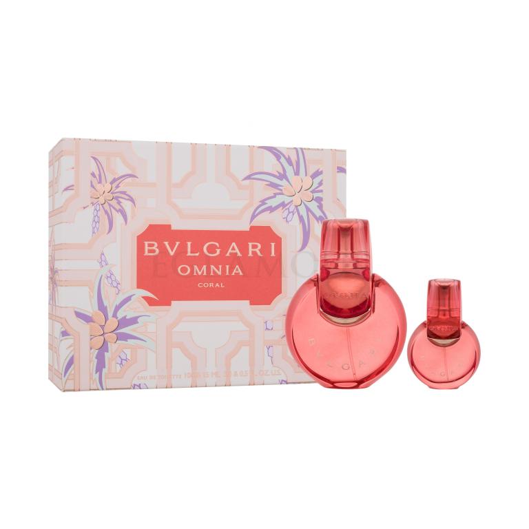 Bvlgari Omnia Coral Zestaw woda toaletowa 100 ml + woda toaletowa 15 ml