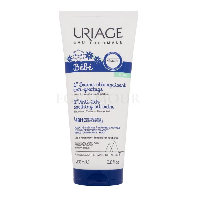 Uriage Bébé 1st Anti-Itch Soothing Oil Balm Balsam do ciała dla dzieci 200 ml