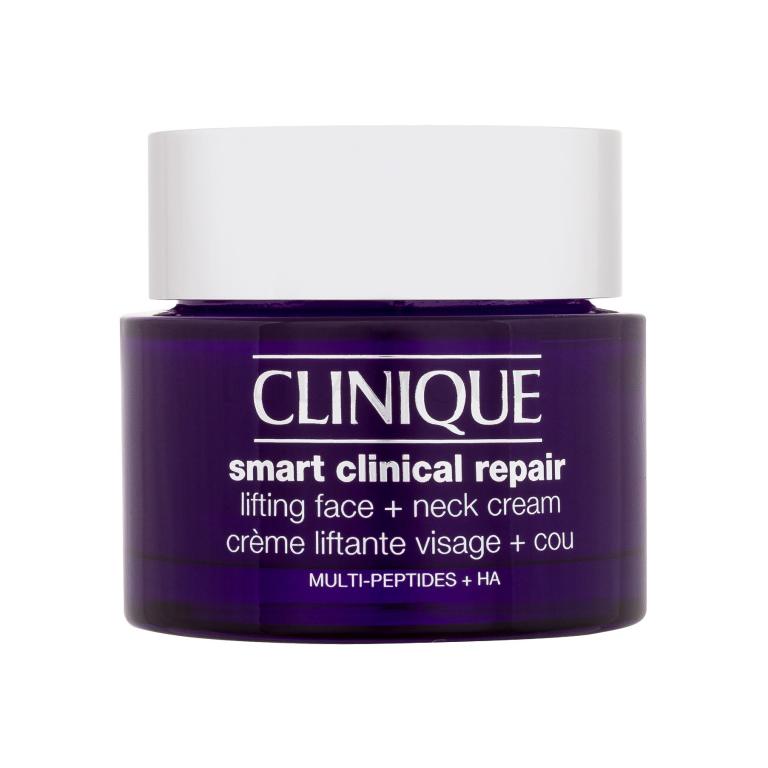 Clinique Smart Clinical Repair Lifting Face + Neck Cream Krem do twarzy na dzień dla kobiet 75 ml