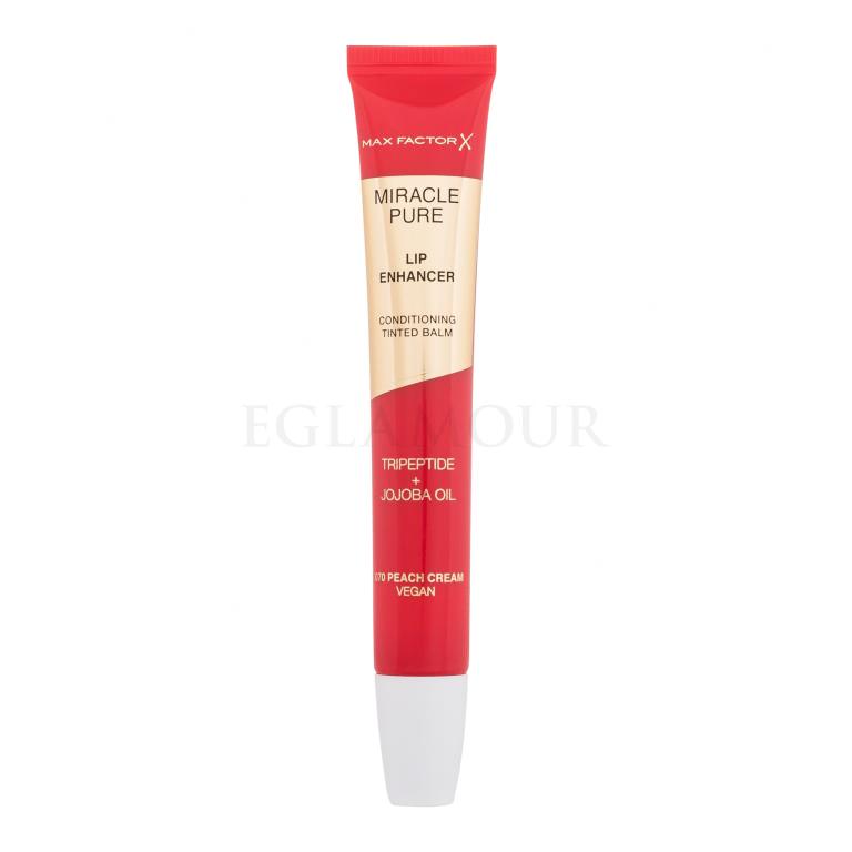 Max Factor Miracle Pure Lip Enhancer Balsam do ust dla kobiet 12 ml Odcień 070 Peach Cream
