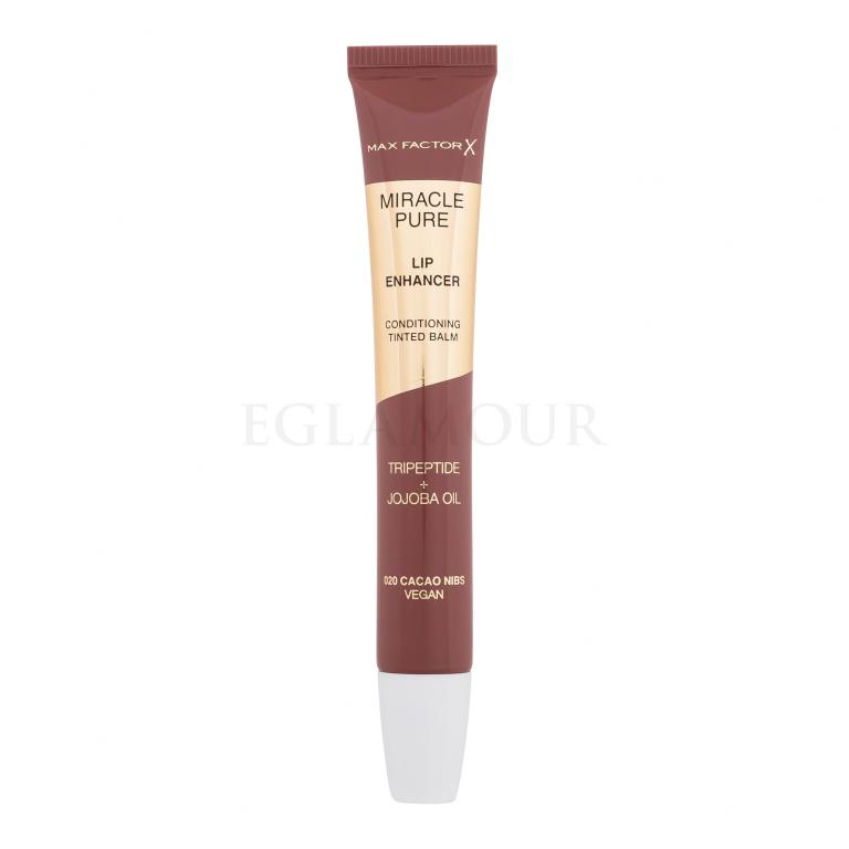 Max Factor Miracle Pure Lip Enhancer Balsam do ust dla kobiet 12 ml Odcień 020 Cacao Nibs