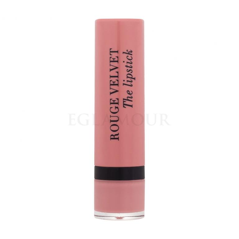 BOURJOIS Paris Rouge Velvet The Lipstick Pomadka dla kobiet 2,4 g Odcień 47 Rose Brûlé