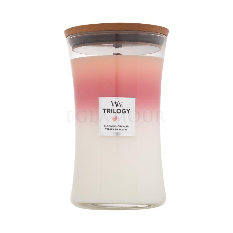 WoodWick Trilogy Blooming Orchard Świeczka zapachowa 610 g