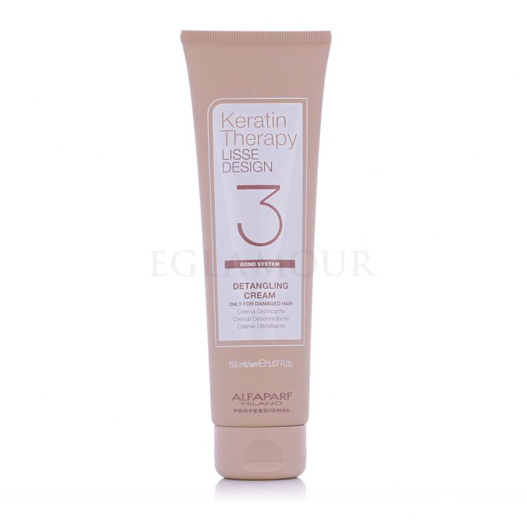 ALFAPARF MILANO Keratin Therapy Lisse Design Detangling Cream Krem do włosów dla kobiet 150 ml