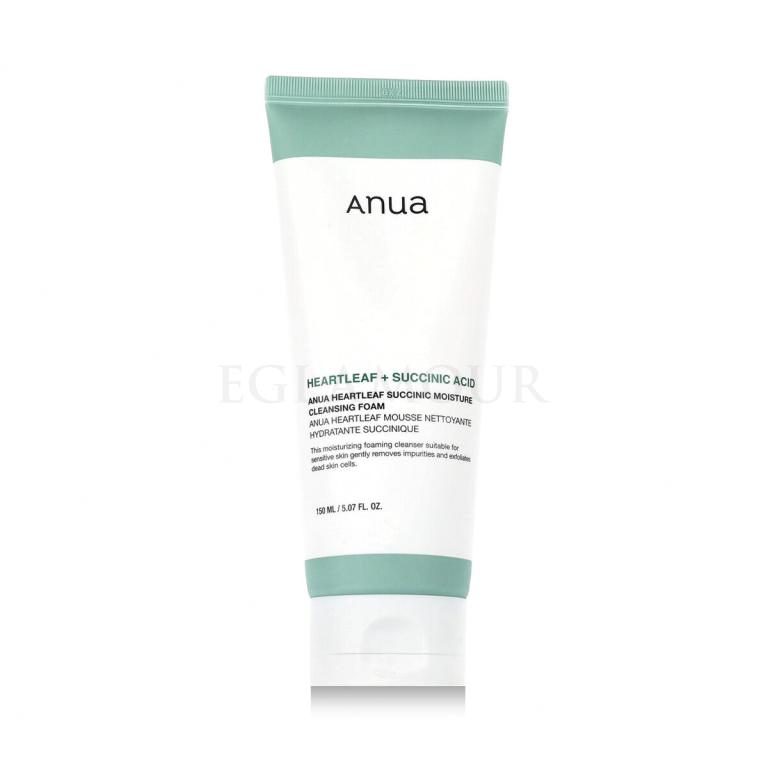 Anua Heartleaf Succinic Moisture Cleansing Foam Pianka oczyszczająca 150 ml